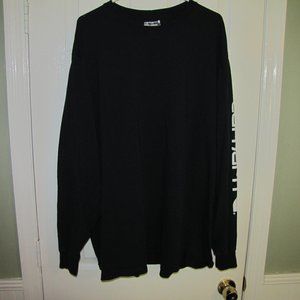 NWOT Carhartt Long Sleeve Navy Blue XXL T-Shirt- Loose Fit